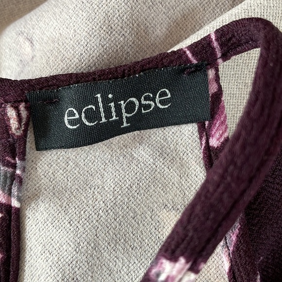 Eclipse size medium swing dress floral - Picture 4 of 4